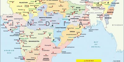 La India mapa hd 1080p