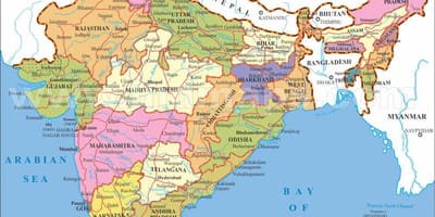 Mapa De La India