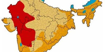 Mapa climático de la India